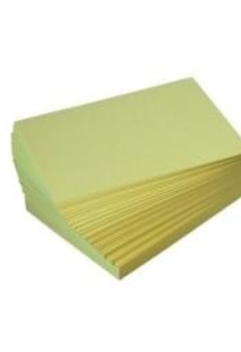 Blockland Receptpapier geel 10.5 x 14.8 (2000 Stuks)