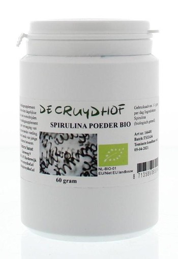 Cruydhof Spirulina poeder bio (60 Gram)