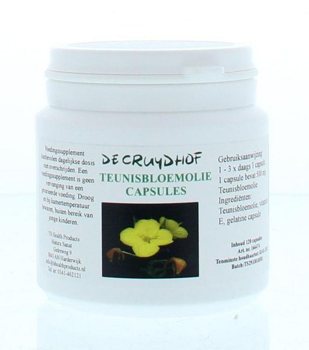 Cruydhof Teunisbloemolie capsules (120 Capsules)