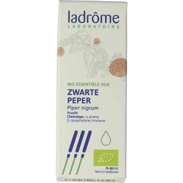 Ladrome Zwarte peper olie bio (10 Milliliter)