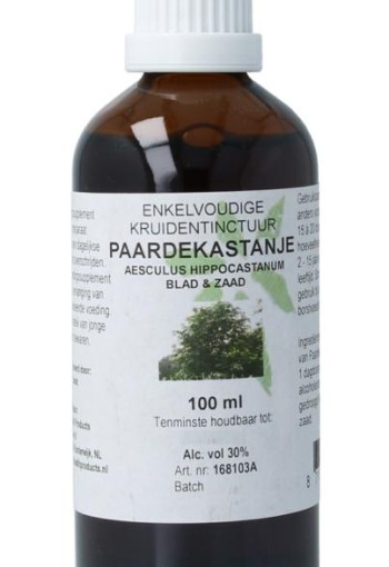 Cruydhof Aesculus hippocast/paardenkastanje tinctuur (100 Milliliter)