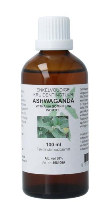 Cruydhof Withania somnifera/ashwagandha tinctuur (100 Milliliter)