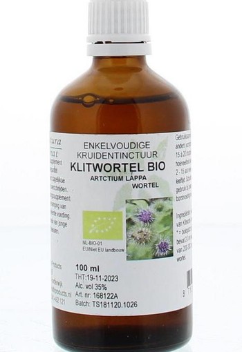 Cruydhof Arctium lappa/grote klis tinctuur bio (100 Milliliter)