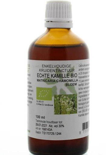 Cruydhof Matricaria chamomilla/echte kamille tinctuur bio (100 Milliliter)