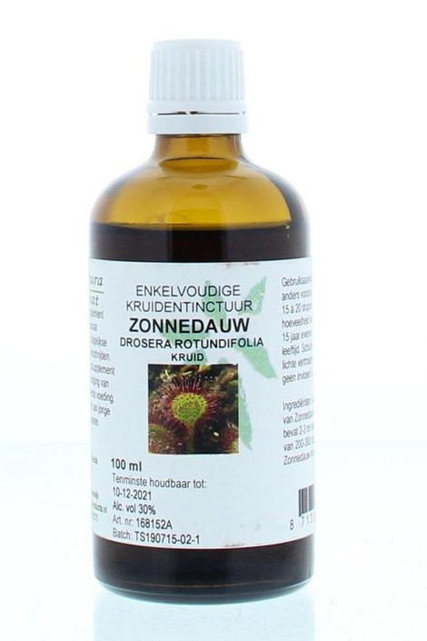 Cruydhof Drosera rotundfolia hrb / zonnedauw tinctuur (100 Milliliter)
