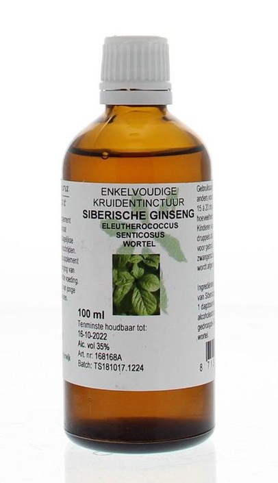 Cruydhof Siberische ginseng wortel (100 Milliliter)