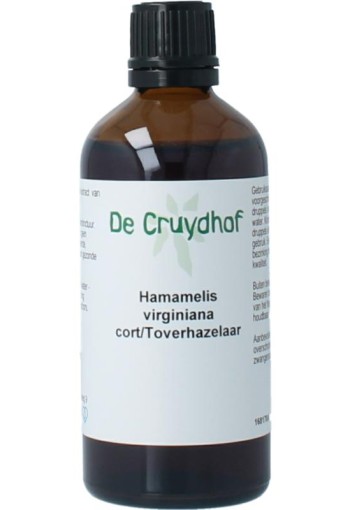 Cruydhof Hamamelis virginiana cort / toverhazelaar tinctuur (100 Milliliter)