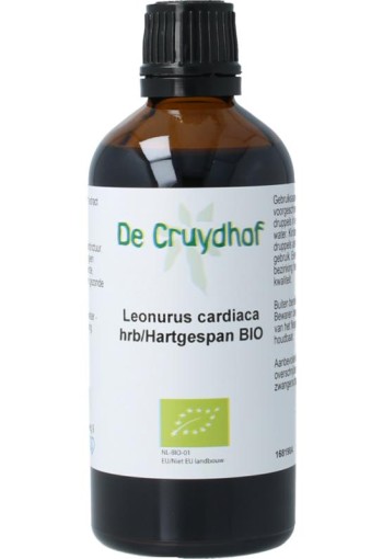 Cruydhof Leonorus card hrb / hartgespan tinctuur bio (100 Milliliter)