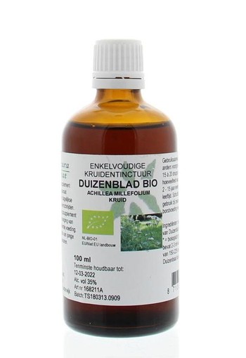 Cruydhof Achillea millefolium/duizendblad tinctuur bio (100 Milliliter)