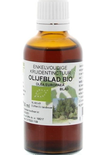 Natura Sanat Olea europaea folia / olijfblad tinctuur bio (50 Milliliter)