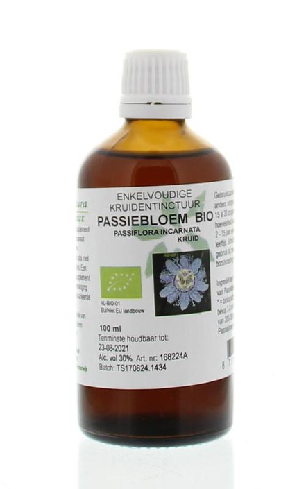 Natura Sanat Passiflora incarnata herb/passiebloem tinctuur bio (100 Milliliter)