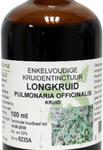 Cruydhof Pulmonaria off herb / longkruid tinctuur bio (100 Milliliter)