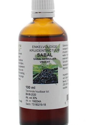 Cruydhof Sabal serrulata fructus tinctuur (100 Milliliter)