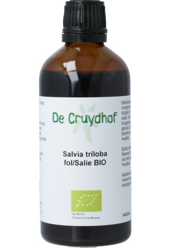 Cruydhof Salvia triloba fol / salie tinctuur bio (100 Milliliter)
