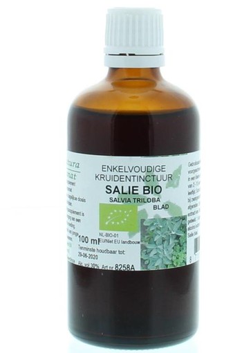 Natura Sanat Salvia triloba fol / salie tinctuur bio (100 Milliliter)