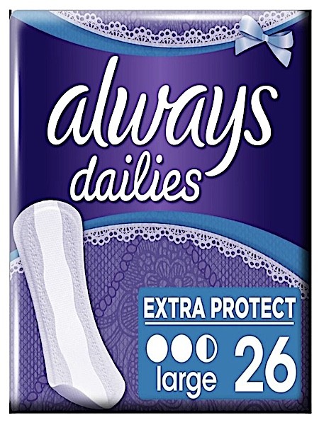 Always Fresh & Protect Large Inlegkruisjes 26st