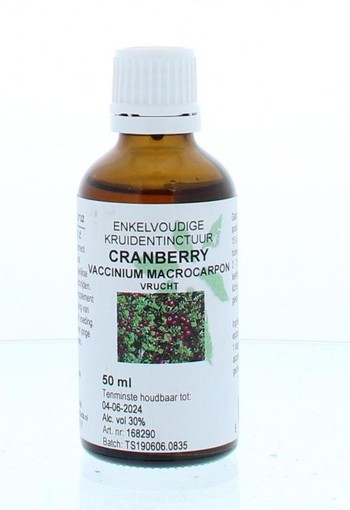 Natura Sanat Cranberry vrucht tinctuur (50 Milliliter)