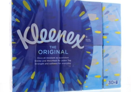 Kleenex Original zakdoekjes pakjes van 9 (30 Stuks)