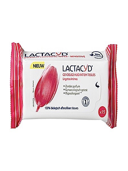 Lactacyd Tissue Gevoelige Huid 15st