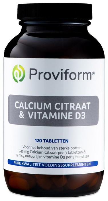 Proviform Calcium citraat & D3 (120 Tabletten)