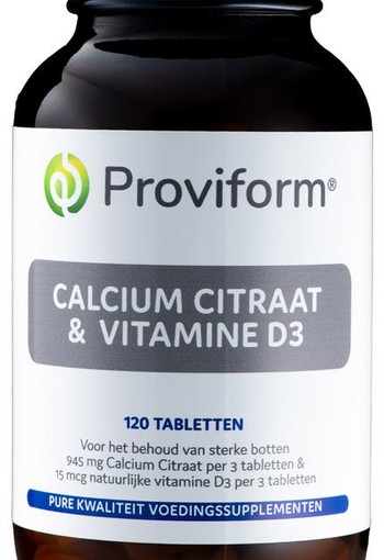 Proviform Calcium citraat & D3 (120 Tabletten)