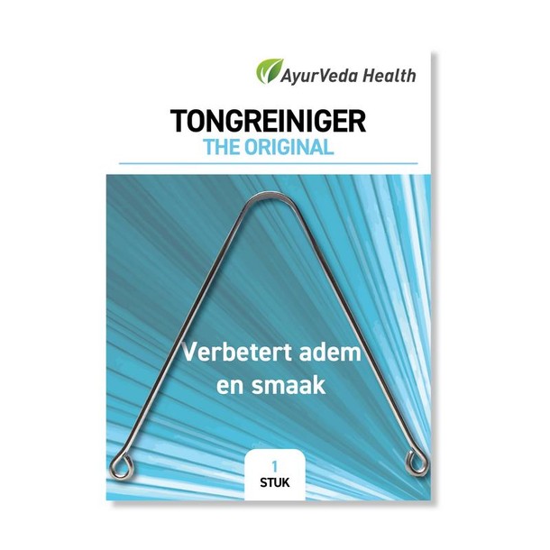 Ayurveda Health Tongschraper RVS (1 Stuks)