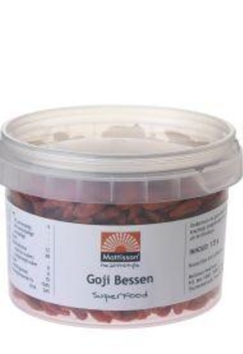 Mattisson Bessen goji gedroogd pot (125 Gram)