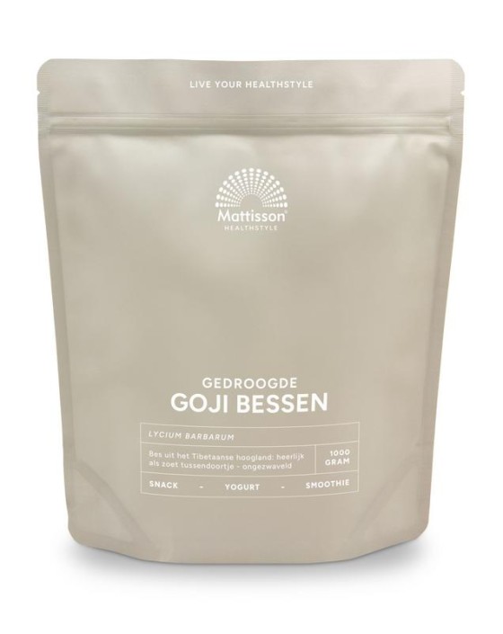 Mattisson Gedroogde goji bessen (1 Kilogram)