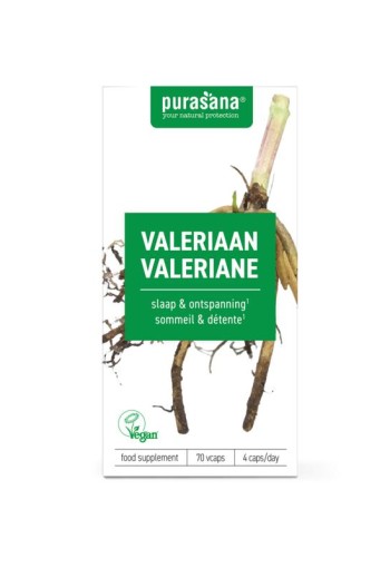 Purasana Valeriaan vegan (70 Capsules)