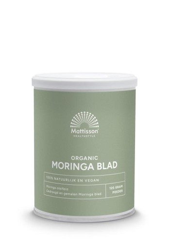 Mattisson Moringa blad poeder moringa oleifera bio (125 Gram)