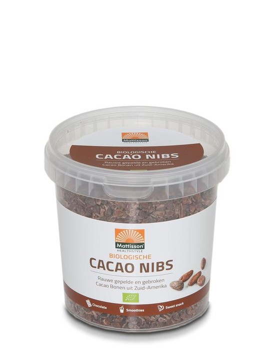 Mattisson Cacao nibs raw bio (400 Gram)