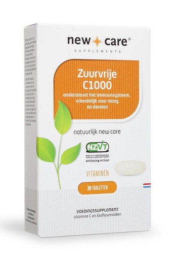 New Care Zuurvrije C1000 (30 Tabletten)