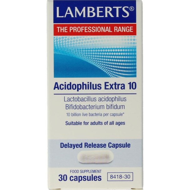 Lamberts Acidophilus Extra 10 (30 Vegetarische capsules)