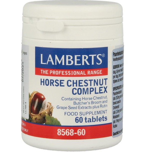 Lamberts Paardekastanje complex (Aescine, Horse Chestnut) (60 Tabletten)