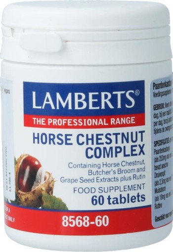 Lamberts Paardekastanje complex (Aescine, Horse Chestnut) (60 Tabletten)