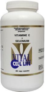 Vital Cell Life Vitamine E & selenium (200 Vegetarische capsules)