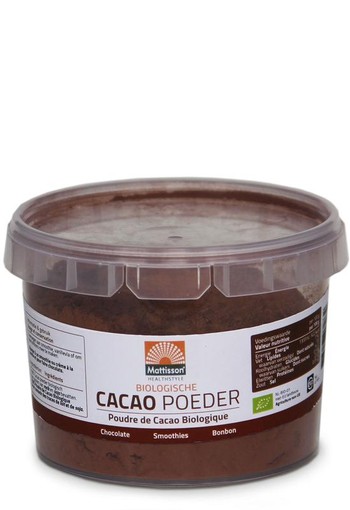 Mattisson Cacao poeder bio (100 Gram)