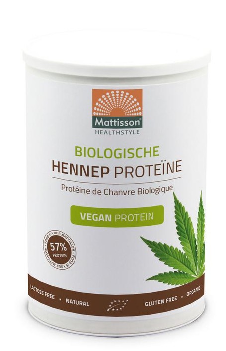 Mattisson Vegan hennep proteine 50% bio (400 Gram)