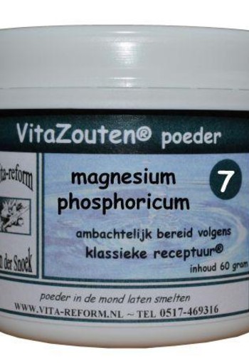 Vitazouten Magnesium phosphoricum poeder nr. 07 (60 Gram)