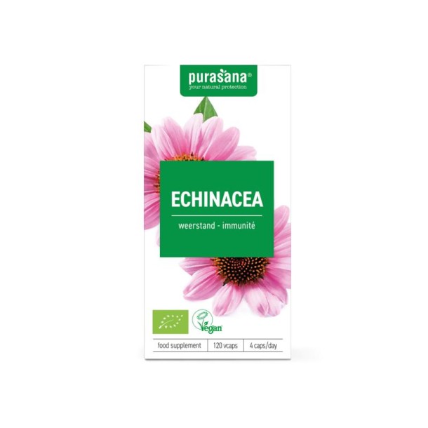 Purasana Echinacea vegan bio (120 Vegetarische capsules)