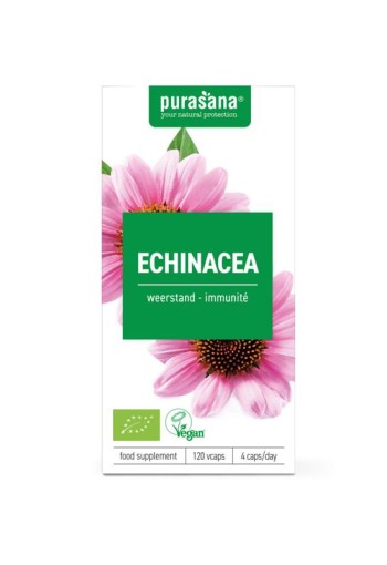 Purasana Echinacea vegan bio (120 Vegetarische capsules)