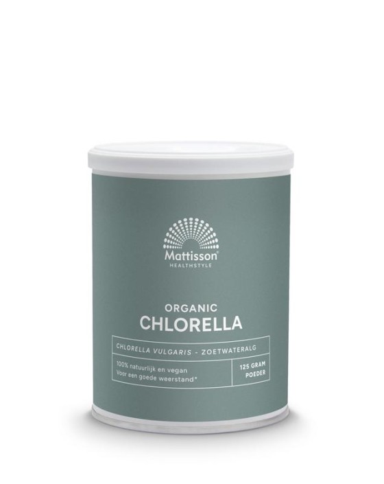 Mattisson Chlorella poeder bio (125 Gram)