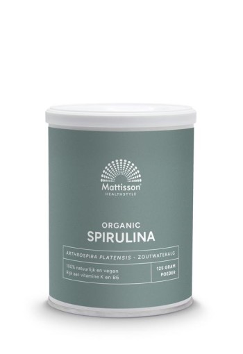 Mattisson Spirulina poeder bio (125 Gram)