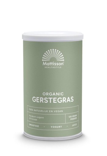 Mattisson Gerstegras barley grass Europa bio (125 Gram)