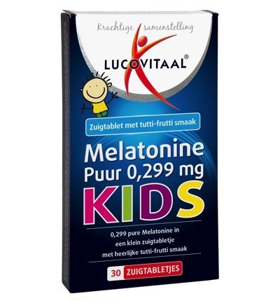 Lucovitaal Melatonine Kids Puur 0.299 Mg 30tb
