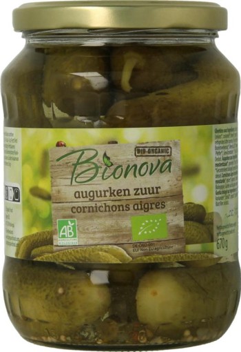 Bionova Augurken zuur bio (670 Gram)