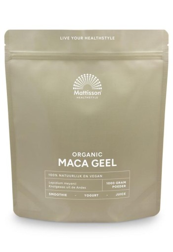 Mattisson Maca poeder bio (1 Kilogram)