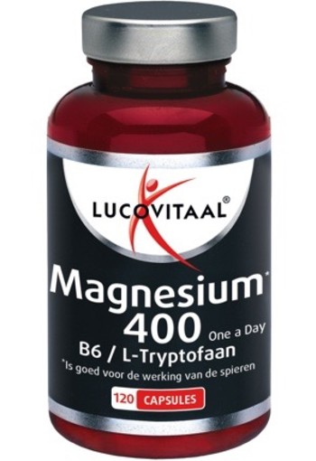 Lucovitaal Magnesium 400 Met L-tryptofaan 120ca
