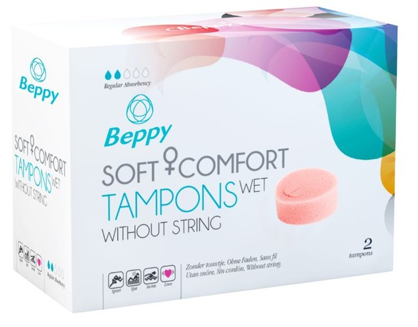 Beppy Soft+ comfort tampons wet (2 Stuks)