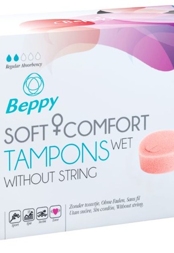 Beppy Soft+ comfort tampons wet (2 Stuks)